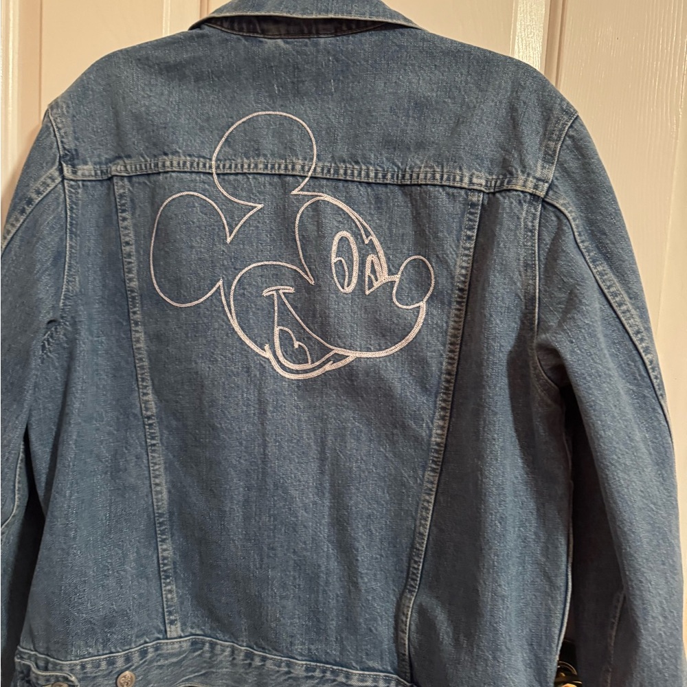 Old Navy Blue Jean Jacket with Character Design